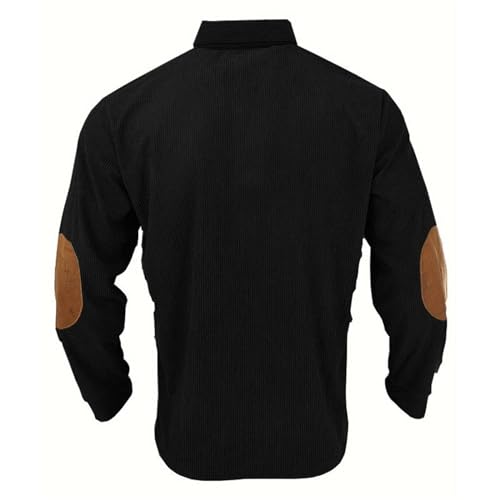 Camisa de pana para hombre de manga larga miniatura 2