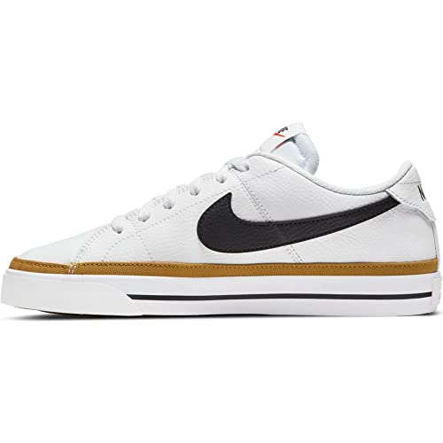 NIKE Women's Gymnastics Shoes Sneaker, White/Desert Ochre/Team Orange/Black, 5.53