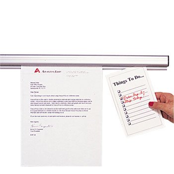 Grip-A-Strip Display Rail, 48 X 1 1/2, Aluminum Finish