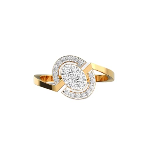 Bague en argent sterling 925 pour femme avec moissanite de luxe et plaqué or