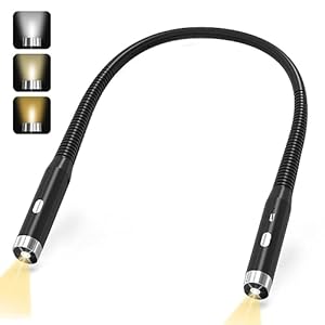 HORJOR Flexible LED Nackenleseleuchte Buchlampe