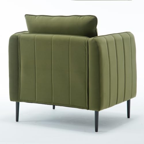 Sillón moderno plegable terciopelo verde miniatura 6