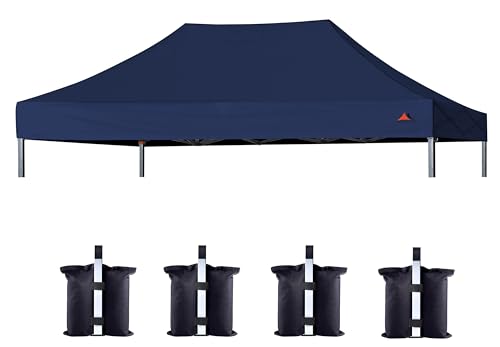 Image of SCOCANOPY Navy Blue Commercial 10x15 Canopy Replacement Top