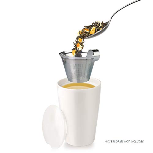 Tea Forte Winter Chai Premium Loose Leaf Caffeine-Free Herbal Tea Blend Canister, Makes 35-50 Cups, Round Canister