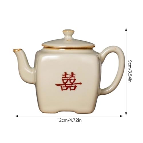 Tetera con filtro para té capacidad grande decoración artística miniatura 2