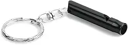 Apito De Metal Para Chaveiro - Para Acampamento, Caminhada, Camping E EmergêNcias, Apito De SobrevivêNcia Compacto E De Alta Intensidade Com Argola