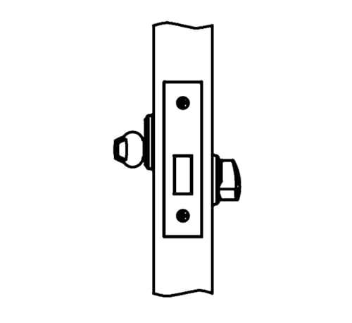 Corbin Russwin DL4117-626-LC Classroom Mortise Deadlock (Less Cylinder)