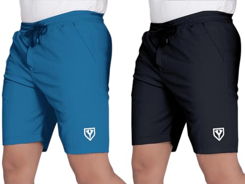 Image of Septem Men's Lycra Blend Shorts with Stylish Design Comfortable & Versatile Active Sports Wear Combo Pack