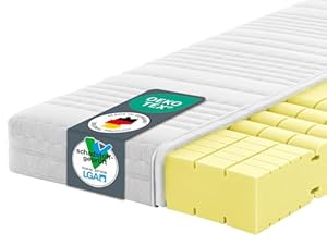 Ravensberger Matratzen Komfort-SAN® Härtegrad H2 (RG 50) 90 x 200 cm mit RAVOTEX Baumwollbezug