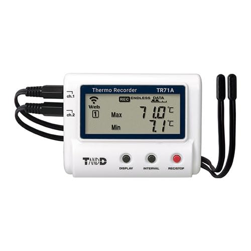 TR71A2 Bluetooth and WiFi Temperature Data Logger