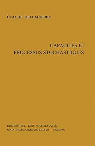 livre Capacites Et Processus Stochastiques