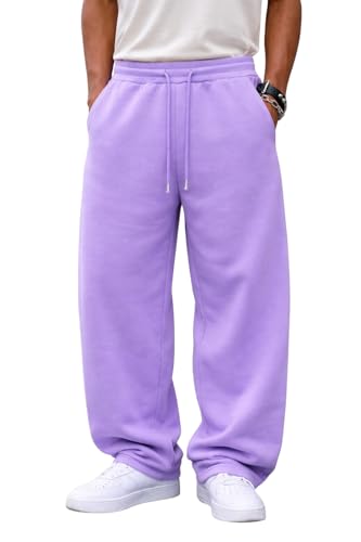 Image of Rockwell Men's Baggy Sweatpants | Cotton Terry Relaxed Fit Joggers for Men | Oversized Streetwear Track Pants | Casual Gym & Everyday Wear| 007