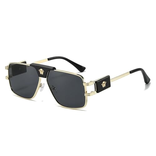 Lunettes de soleil carrées punk pour stopper l'éblouissement avec un style urbain unique