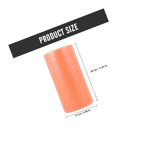 Foam Roller Yoga Massage Stick, material EPP para relajación muscular, 30x15 cm, naranja, herramienta fitness para terapia física y post entrenamiento miniatura 2