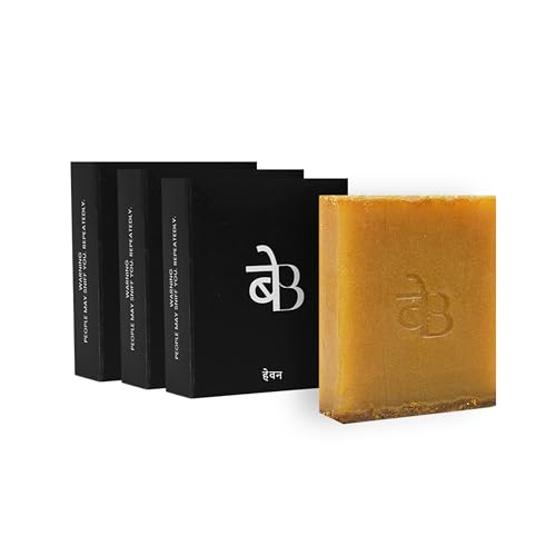 Image of Multani Mitti & Orange Peel Ayurvedic Soap Pack of 3 X 125g | Deep Cleansing & Tan Removal | Natural Herbal Bathing Bar | Handmade Soap 125g X3