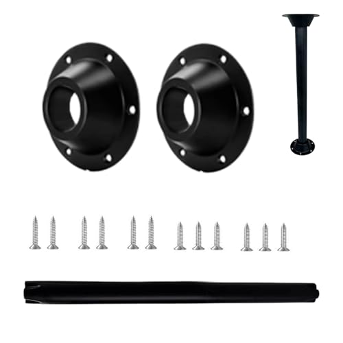 Soporte de mesa para, pata de mesa para - Soporte de mesa de aleación de aluminio, base de mesa ligera y resistente, base de pedestal de mesa desmontable, interiores para camio