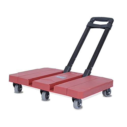Carretilla plegable de mano con 6 ruedas 100kg miniatura 1