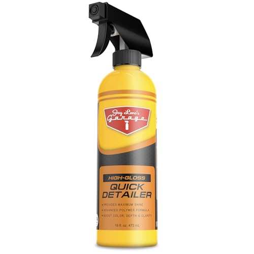 Jay Leno’s Garage Quick Detailer Spray – Car Detailing Spray and Auto Detailer Spray for a High Gloss Finish, Fast Shine Car Exterior Cleaner and Everyday Easy Quick Detail Automotive Cleaner (16 oz)