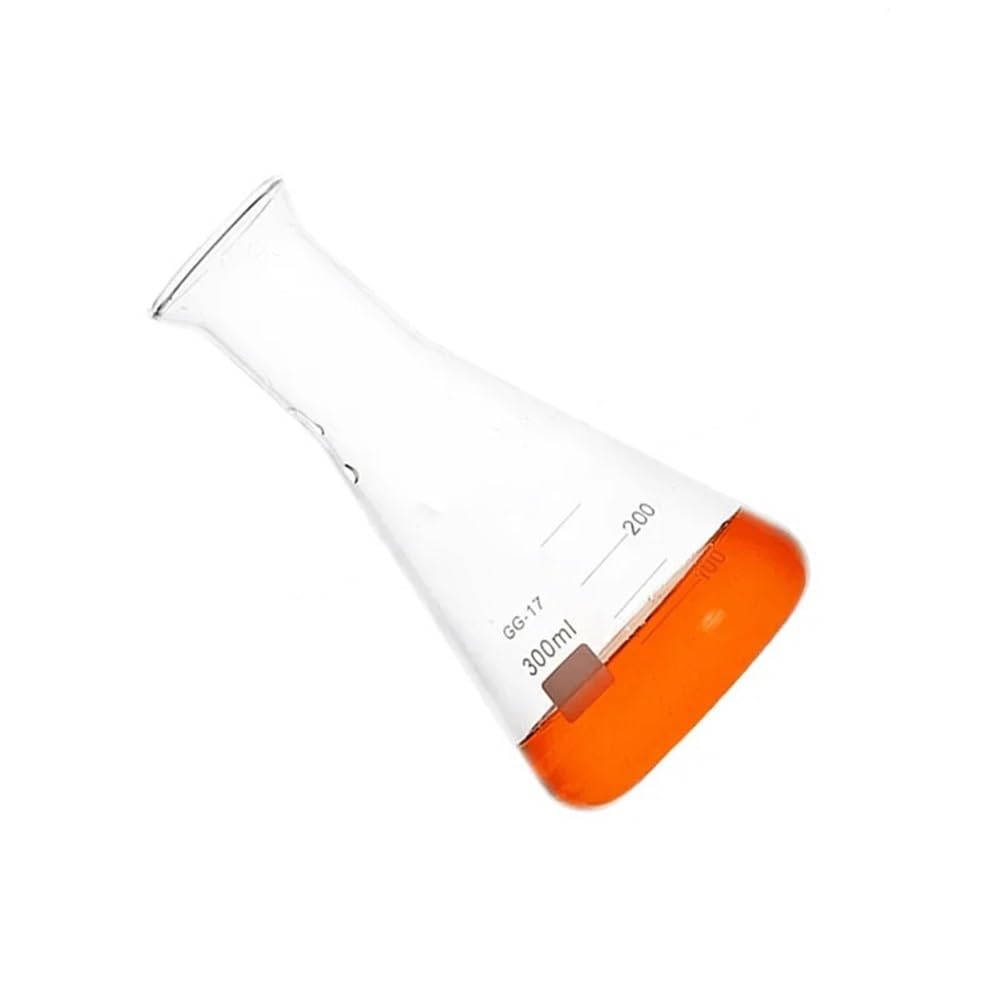 Verrerie et matériel de laboratoire 1 flacon conique transparent en verre triangulaire de 150 ml à 1000 ml, équipement de laboratoire(500ml)