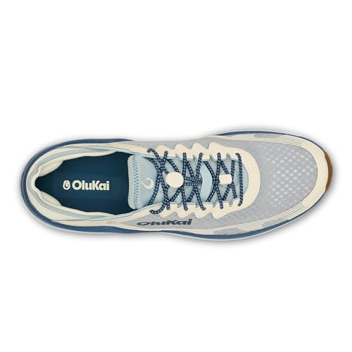 Image of OluKai 'Ahi Men's Water Shoes, Cushioned & Quick-Drying Marine Sneaker, Breathable Mesh & Wet Grip Rubber Outsole for Boats, Docks & Wet Surfaces