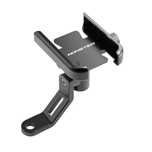 chennini Motorrad Aluminium Legierung Handy Halter Für Ducati Monster 937 Zubehör Monster937 600 797 620 1100 900 769 750 2017 2020 2023 Motorrad-Handyhalterung Aluminium(3)