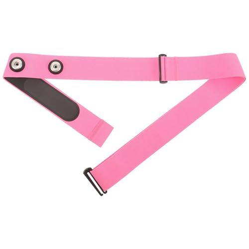 PAMINGONO Correa Elástica Ajustable para Pecho Banda de Monitorización Deportiva Transpirable y Resistente al Sudor Compatible con Pulsómetros Polar Wahoo y Diseño Ligero y Cómodo para