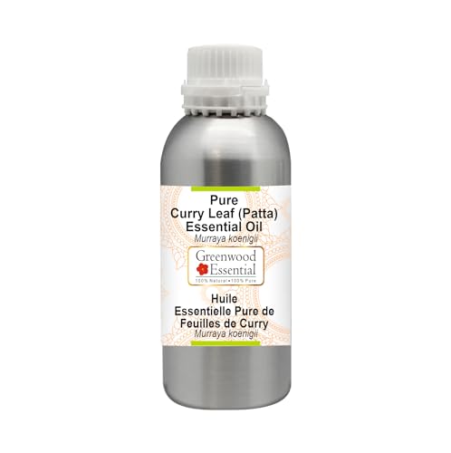 Huile essentielle de feuilles de curry Patta pure naturelle distillée à la vapeur 630ml