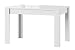 Produktbild Furniture24 Tisch SYRIUS Küchentisch Esszimmertisch Esstisch ausziehbar bis 190 cm !!! (weiß Hochglanz)