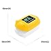 FaceLake Child Pulse Oximeter Blood Oxygen Saturation Monitor, Neck/wrist Cord, Batteries included, Yellow