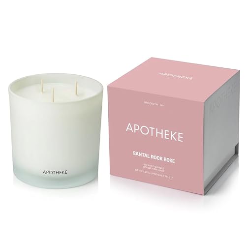 Image of Apotheke 3-Wick Candles (Santal Rock Rose, 3-Wick)