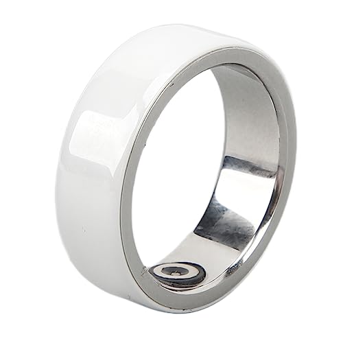 Zudoo Smart Ring, Bluetooth IPX8 Waterproof Health Fitness Tracker Lightweight Activity Tracking Ring for Heart Rate Monitor, Sleep Monitor, Pedometer, Body Temperature, Blood Oxygen (22#)