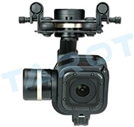 Tarot T-3D IV Metal 3 Axis Brushless Gimbal PTZ for GoPro 4 Hero4 Session TL3T02 W/Battery Straps