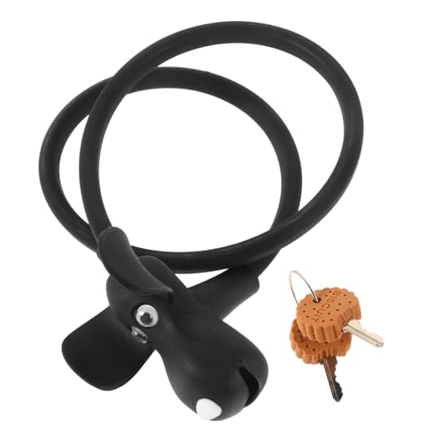 Unomor 1 Set Multi Function Cable Lock for Bikes and Scooters Wear Resistant Durable Security for Bike Baskets and Wardrobes Convenient Theft Design
