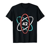 The Answer To Life Universe And Everything this atom graphic apparel makes the perfect gift idea for any Men, Women, or Kids! Also makes perfect birthday or Christmas gift idea especially to somebody turning 42 years old Lightweight, Classic fit, Dou...