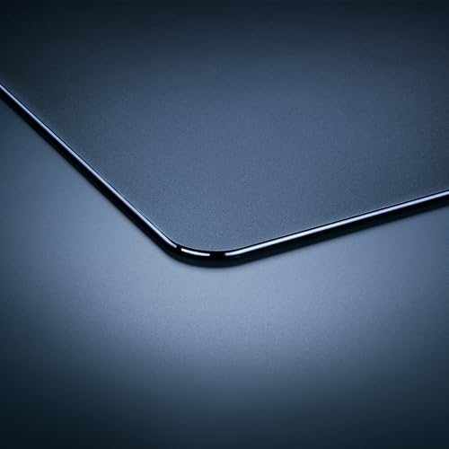 Razer Atlas - Tapis de Souris en Verre (Verre trempé de Qualité Supérieure, Surface Ultra Lisse & Micro-découpée, Résistant à la Saleté et aux Rayures, Mouvements Silencieux, Base Antidérapante) Noir
