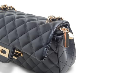 Image of FEVERSOLE Crossbody Bag Vegan Leather Women Retro Small Saddle Satchel Shoulder Bag Tote With Long Adjustable Strap