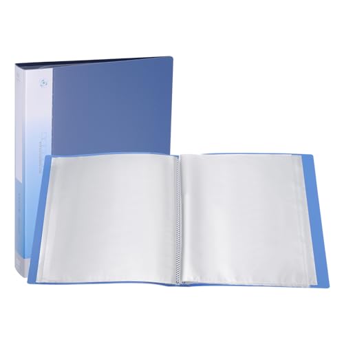 Carpeta de archivador PATIKIL de 60 páginas transparentes antirrotura para proteger documentos