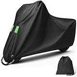 Funda Moto Impermeable, Funda para Moto Exterior con Banda Reflectante, Cubre Motos con protección UV, antirayones y antigranizo per Motocross/Bicicletas eléctricas/Bicicletas.XXL (245 * 105 * 125cm)