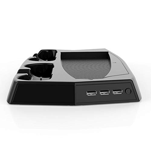 Cooling Fan Charging Dock Vertical Stand for PlayStation 5 PS5 Game Accessories With 3 USB HUB Charger Ports