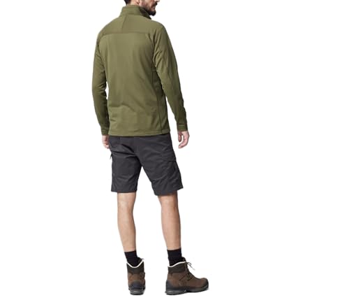 Image of Fjallraven Abisko Lite Men's Half Zip Fleece - Breathable, Comfortable, Lightweight Fleece Warmth - Hiking, Trekking