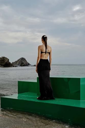 BAOBAB Women's Sweetheart Neckline Maxi Dress - Dua4