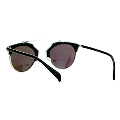 Designer Fashion Sunglasses Top Bar Bridge Mirror Lens Retro Chic4