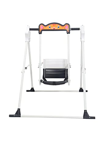 Image of BABYBLESSING Toys Swing (Black & White) Alloy Steel, 103.5D x 10W x 40H Cm