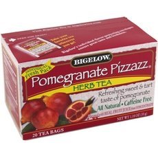 Bigelow Pomegranate Pizzazz Herbal Tea 6x 20 Bag