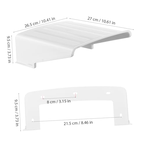 Protector para cámara exterior universal de plástico blanco resistente intemperie 2