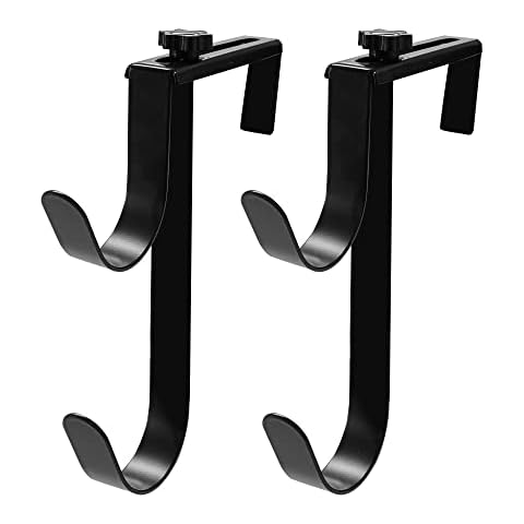 Zhitaoxun Adjustable Aluminum Pool Pole Hanger,Pool Fence Hooks for Pool Poles, 2pcs Swimming Pool Pole Hook,Heavy Duty Fence Hooks for Pool Hose Pool Skimmer Accessories Cover