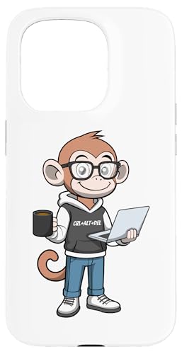Tech Savvy Monkey �v���O���}�[ �m�[�g�p�\�R�� �W���u �X�}�z�P�[�X iPhone 15 Pro �p
