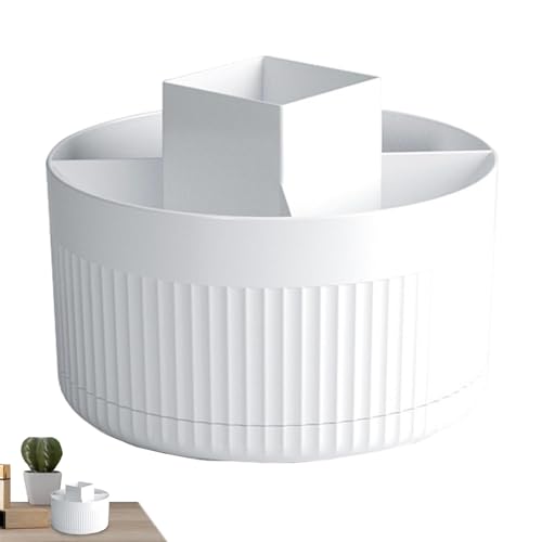 Rotating Makeup Brush Holder | 360 Degree Rotating Storage Case | Large Capacity Makeup Brush Holder | Desktop Makeups Storage Bathroom Makeup Organizer Makeups Brush Holder for Bathroom Counter