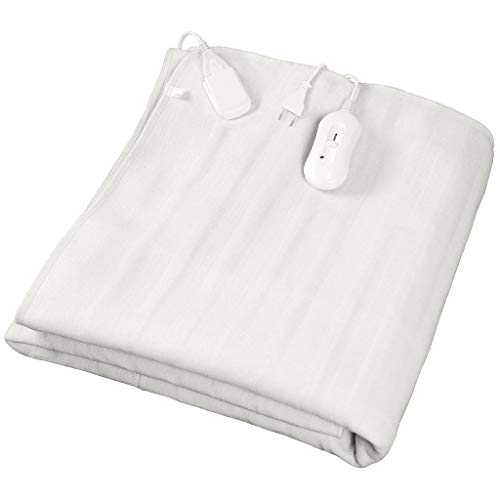 Preisvergleich Produktbild Todeco - Elektrische Unterdecke, Heizdecke - Standard / Zertifizierung: CB - Temperatureinstellung: 3 Stufen, LED-Anzeige - Einzel, 150 x 80 cm, 60W, Weiß, Typ C, Polyester