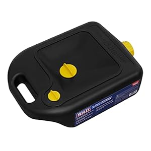 Sealey Oil/Fluid Drain & Recycle Container 6L – DRP06,Black
